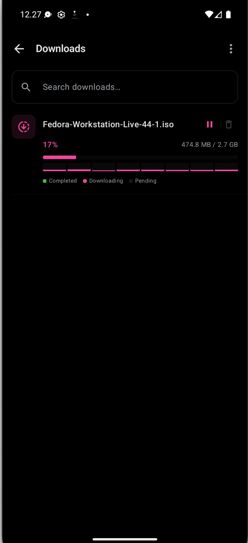 fig. iii — the cargo hold · multi-thread download manager